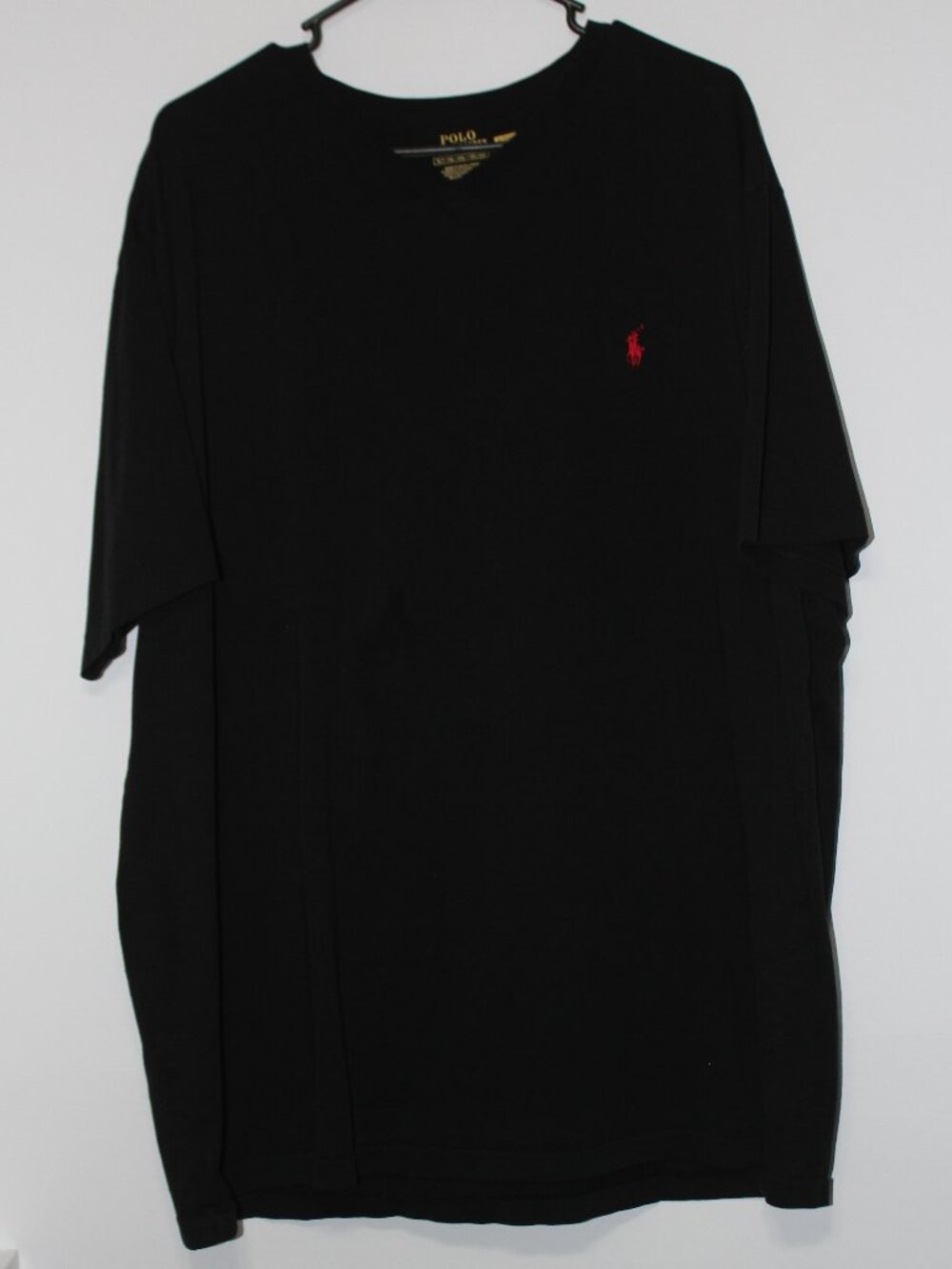 Polo Ralph Lauren Men’s XLT Black T-Shirt Red Pony Logo Big & Tall